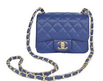 Chanel mini Classic Flap Bag Royal Cannage Pattern 1115 Gold