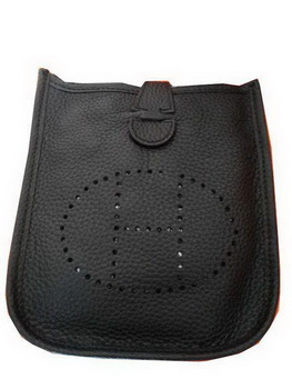 Hermes mini Evelyne Messenger Bag H1608S Black