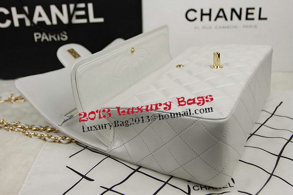 Chanel Classic Flap Bag OffWhite Original Leather CF1113 Gold