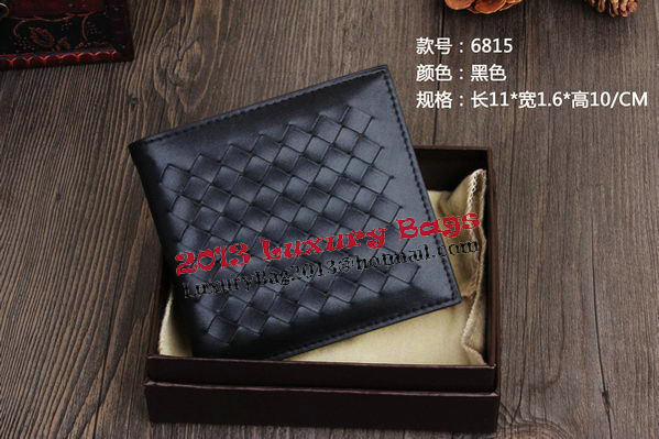 Bottega Veneta Intrecciato Nappa Wallet BV6815 Black