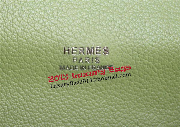 Hermes Bolide 37CM Calfskin Leather Tote Bags H509084 Green