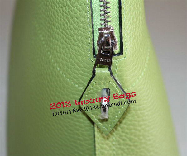 Hermes Bolide 37CM Calfskin Leather Tote Bags H509084 Green