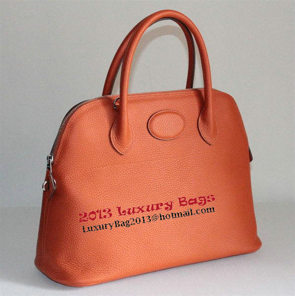 Hermes Bolide 37CM Calfskin Leather Tote Bags H509084 Orange