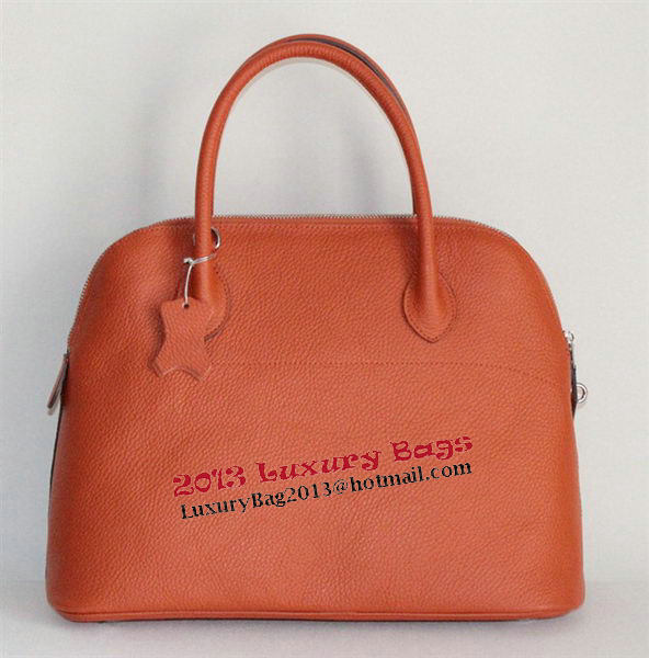 Hermes Bolide 37CM Calfskin Leather Tote Bags H509084 Orange