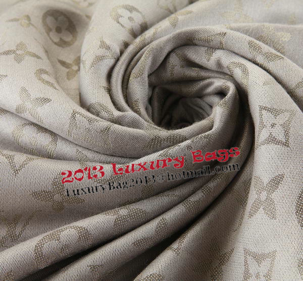 Louis Vuitton Scarves Cotton LV6724C Gray