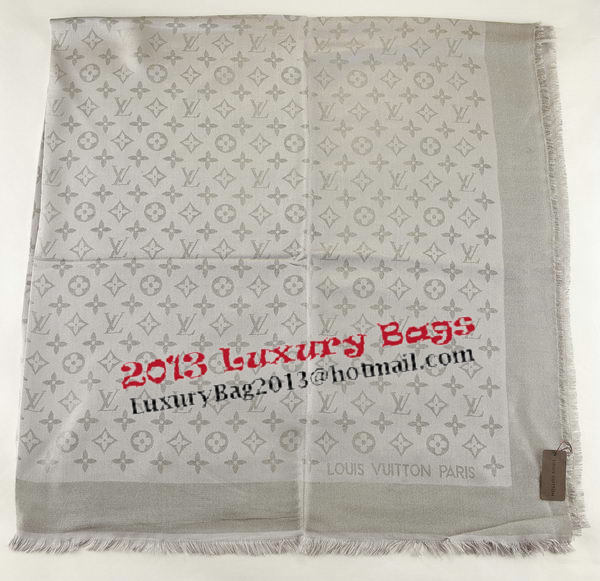 Louis Vuitton Scarves Cotton LV6724C Gray