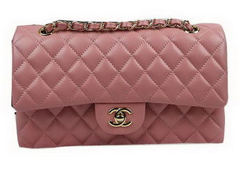 Chanel 2.55 Series Bags Pink Original Leather CFA1112 Gold