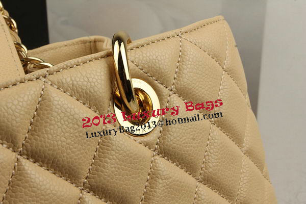 Chanel Classic Coco Bag Apricot GST Caviar Leather A50995 Gold