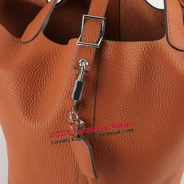 Hermes Picotin Lock PM Bags Clemence Leather H8615 Orange