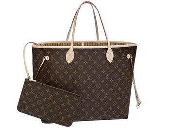 LOUIS VUITTON M40990 MONOGRAM CANVAS NEVERFULL GM BEIGE