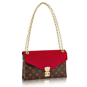 Louis Vuitton M41201 Monogram Canvas Pallas Chain Cerise