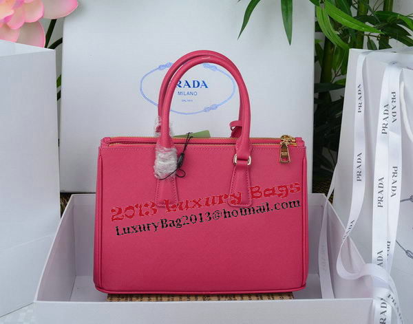 Prada Saffiano Leather Tote Bag PBN1801 Rose