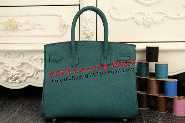 Hermes Birkin 35CM 30CM Tote Bag Original Leather HB35O Dark Green