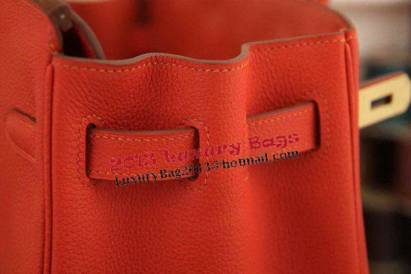 Hermes Birkin 35CM 30CM Tote Bag Original Leather HB35O Orange