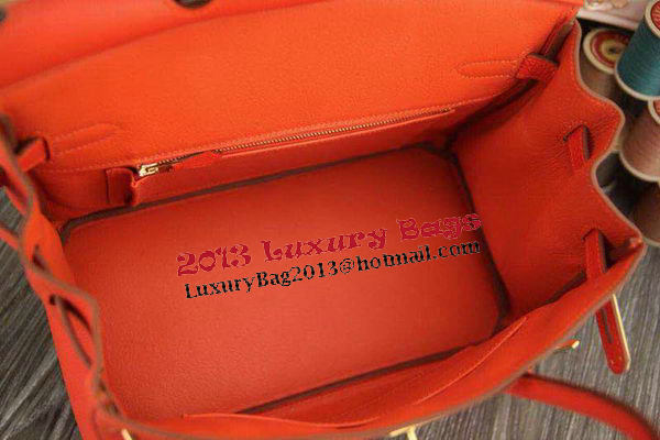 Hermes Birkin 35CM 30CM Tote Bag Original Leather HB35O Orange