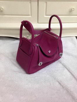 Hermes Lindy 30CM Original Leather Shoulder Bag HLD30 Purple