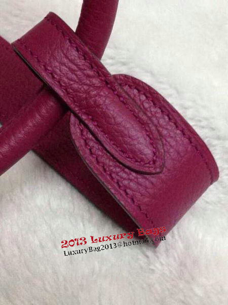 Hermes Lindy 30CM Original Leather Shoulder Bag HLD30 Purple