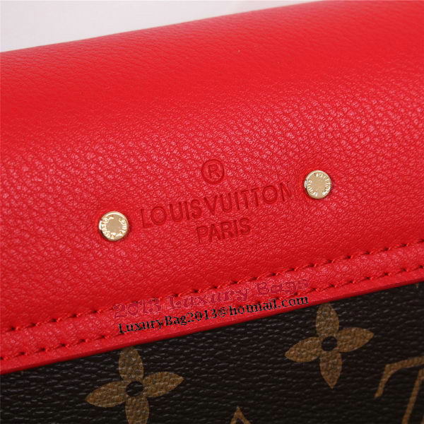 Louis Vuitton Monogram Canvas Pallas Chain Aurore Bag M41200 Red