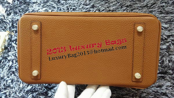 Hermes Birkin 30CM Tote Bags Litchi Leather H30LI Wheat