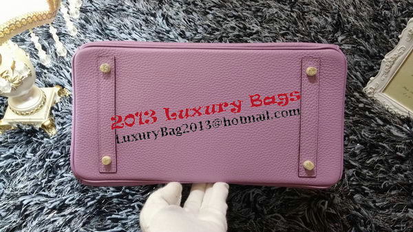 Hermes Birkin 35CM Tote Bag Litchi Leather HB35GL Lavender