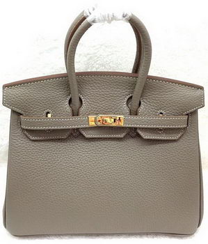 Hermes Birkin 25CM Tote Bag Original Leather H25T Grey