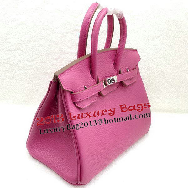 Hermes Birkin 25CM Tote Bag Original Leather H25T Rose