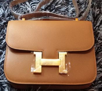 Hermes Constance Bag Litchi Leather H9998 Wheat