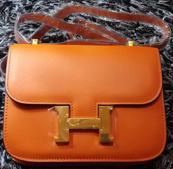 Hermes Constance Bag Smooth Leather H9998S Orange