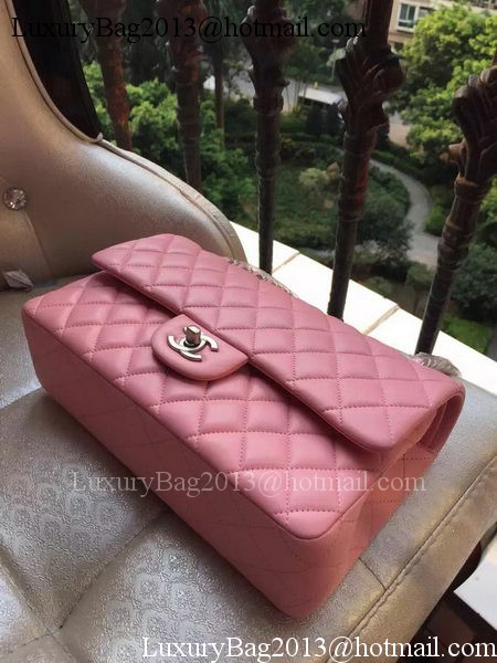 Chanel 2.55 Series Flap Bag Pink Original Leather A01112 Silver