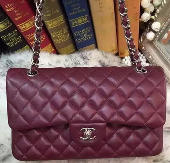 Chanel 2.55 Series Flap Bag Original Sheepskin Leather A09765 Burgundy