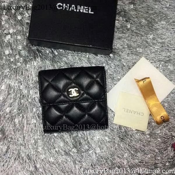 Chanel mini Tri-Fold Wallet Sheepskin Leather A48980