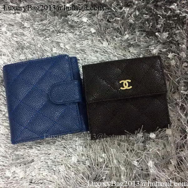 Chanel mini Tri-Fold Wallet Sheepskin Leather A48980