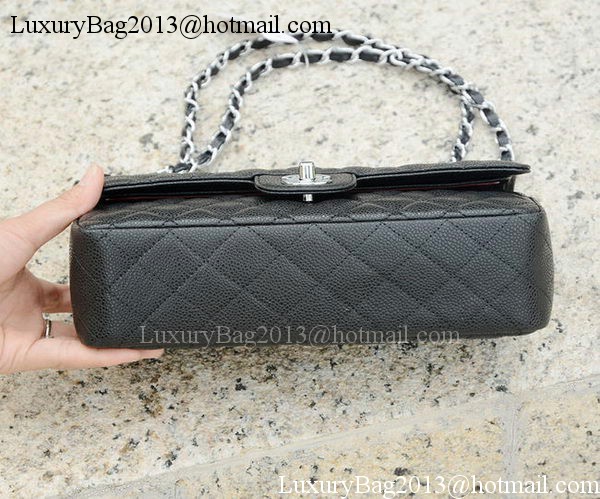 Chanel 2.55 Series Flap Bag Black Cannage Pattern A1112 Gold