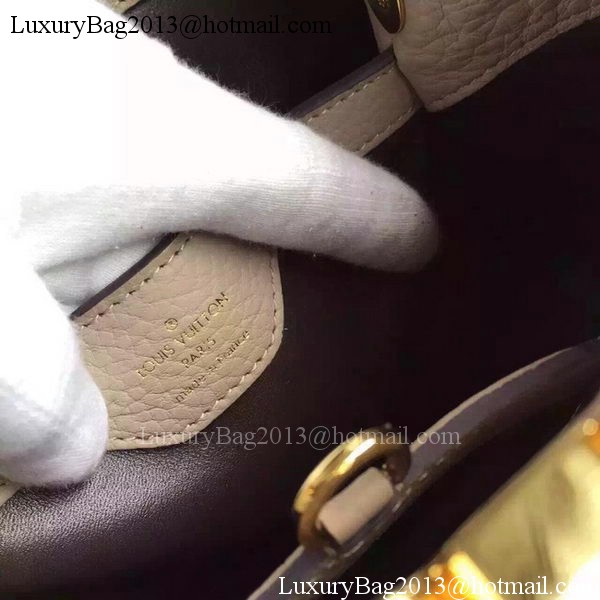 Louis Vuitton Capucines BB Tote Bag M94754 Light Grey