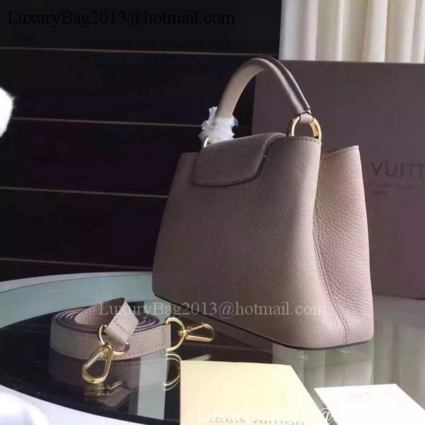 Louis Vuitton Capucines BB Tote Bag M94754 Light Grey