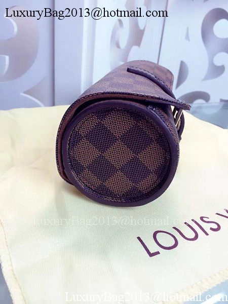 Louis Vuitton Damier Ebene Canvas 3 WATCH CASE N41137