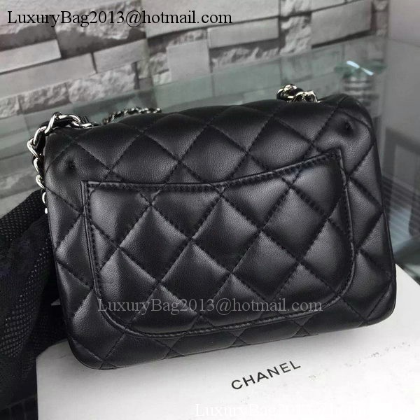 Chanel Classic Flap Bag Original Sheepskin Leather A5171 Black