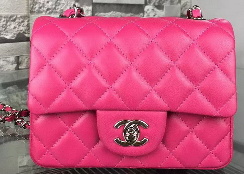 Chanel Classic Flap Bag Original Sheepskin Leather A5171 Rose