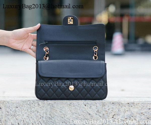 Chanel 2.55 Series Flap Bag Black Cannage Pattern A1112 Gold