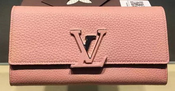 Louis Vuitton Litchi Leather LOUISE WALLET M60766 Pink