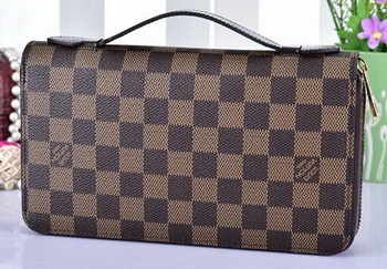 Louis Vuitton Damier Ebene Canvas ZIPPY XL WALLET N41503