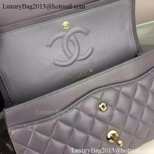 Chanel 2.55 Series Flap Bag Lambskin Leather A5024 Grey