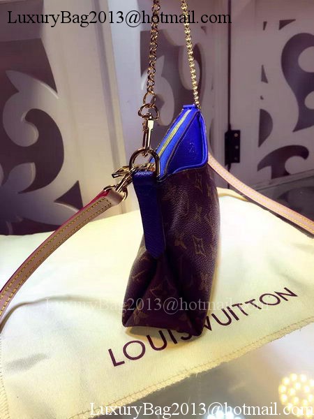 Louis Vuitton Monogram Canvas PALLAS CLUTCH M41638 Blue