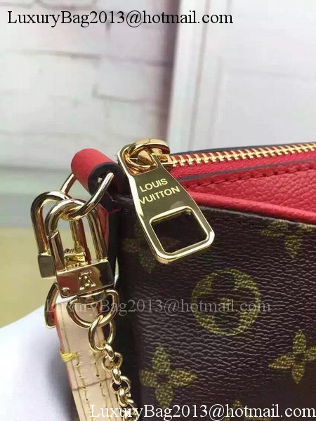 Louis Vuitton Monogram Canvas PALLAS CLUTCH M41638 Cherry