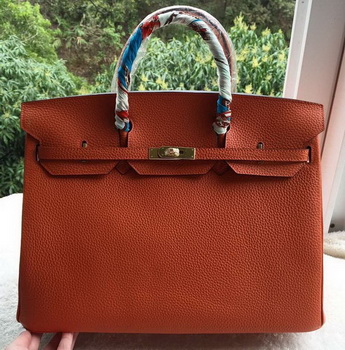 Hermes Birkin 40CM Bag Original Leather BK40 Orange