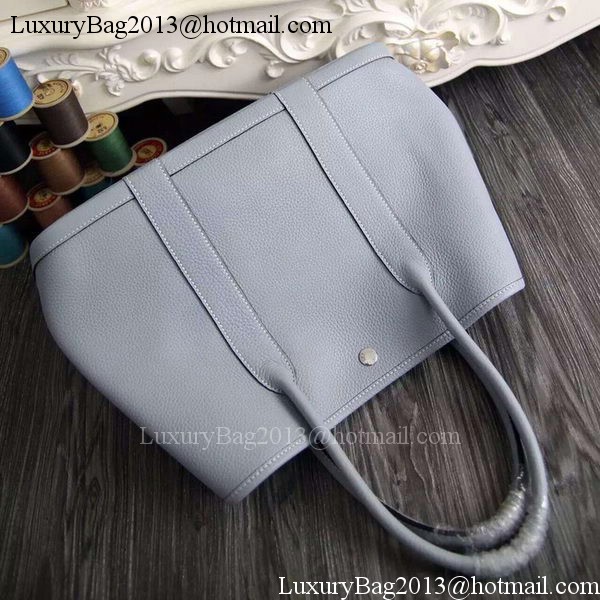 Hermes Garden Party 36cm 30cm Tote Bag Original Leather SkyBlue