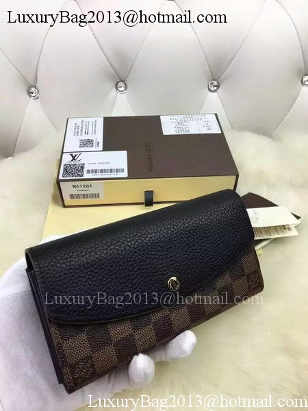 Louis Vuitton Damier Ebene Canvas NORMANDY WALLET N61261