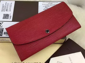 Louis Vuitton Epi Leather EMILIE WALLET M60852 Coquelicot