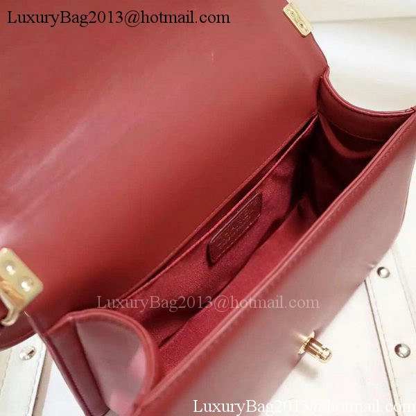 Chanel Boy Flap Shoulder Bag Burgundy Original Sheepskin Leather A67086 Gold