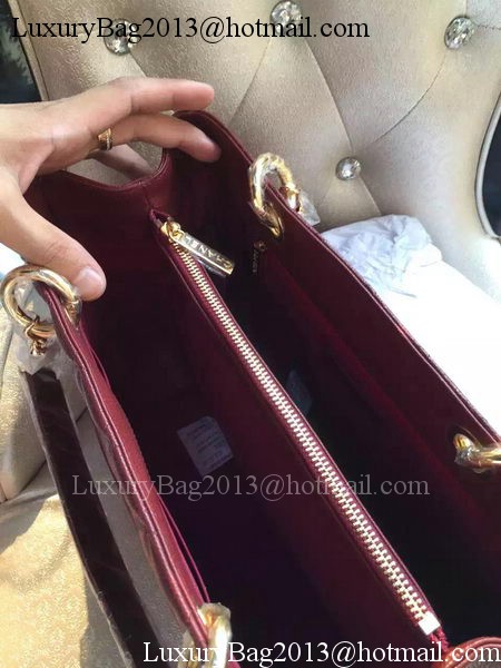 Chanel Shopper Bag Original Calfskin Leather A95021 Burgundy